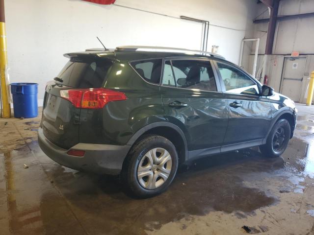 2T3BFREV7DW099191 - 2013 TOYOTA RAV4 LE მწვანე ფოტო 3