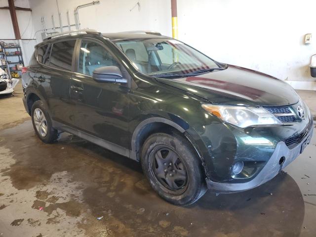 2T3BFREV7DW099191 - 2013 TOYOTA RAV4 LE მწვანე ფოტო 4