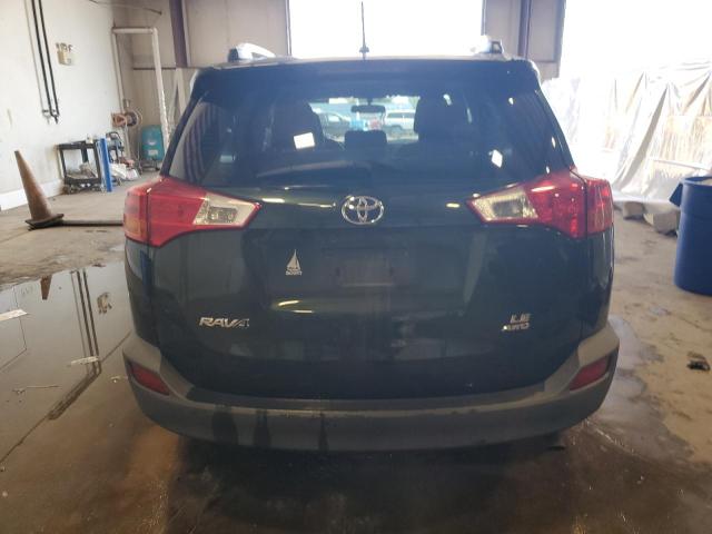 2T3BFREV7DW099191 - 2013 TOYOTA RAV4 LE მწვანე ფოტო 6