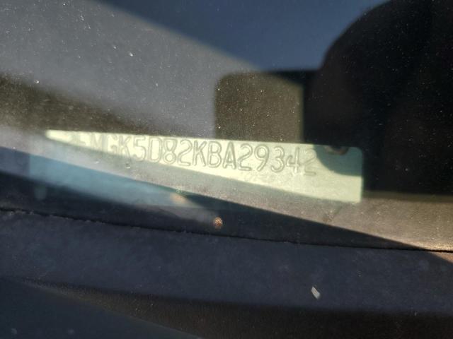 2FMGK5D82KBA29342 - 2019 FORD FLEX LIMITED GRAY photo 13