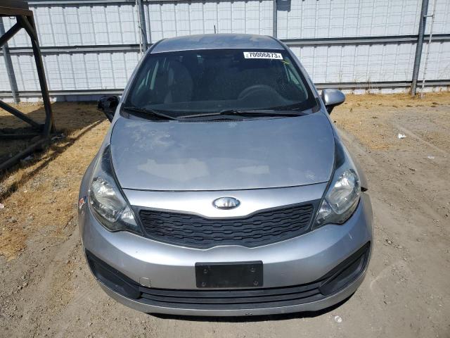 KNADM4A39D6176826 - 2013 KIA RIO LX SILVER photo 5