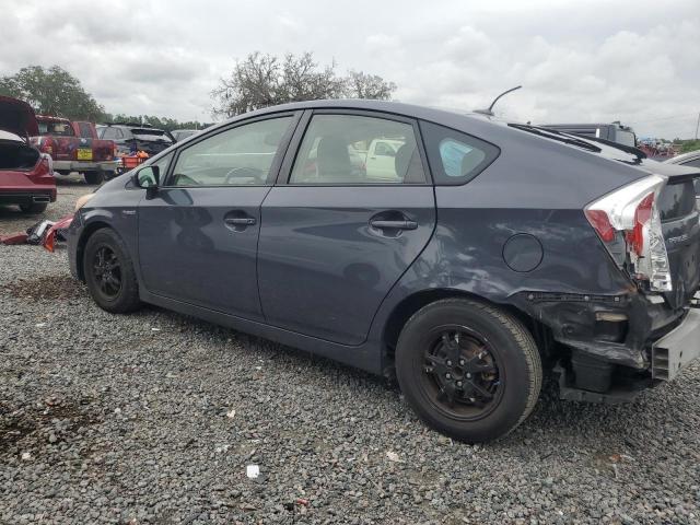JTDKN3DU3C5441847 - 2012 TOYOTA PRIUS ნაცრისფერი ფოტო 2