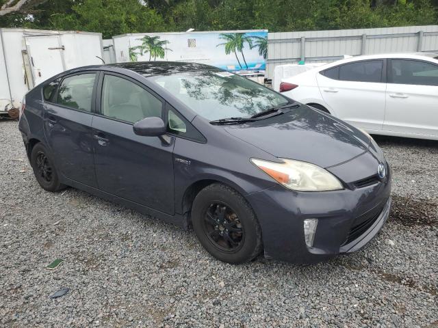 JTDKN3DU3C5441847 - 2012 TOYOTA PRIUS ნაცრისფერი ფოტო 4