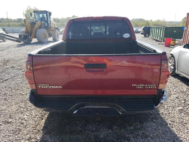 5TEJU62NX6Z169116 - 2006 TOYOTA TACOMA DOUBLE CAB PRERUNNER RED photo 6