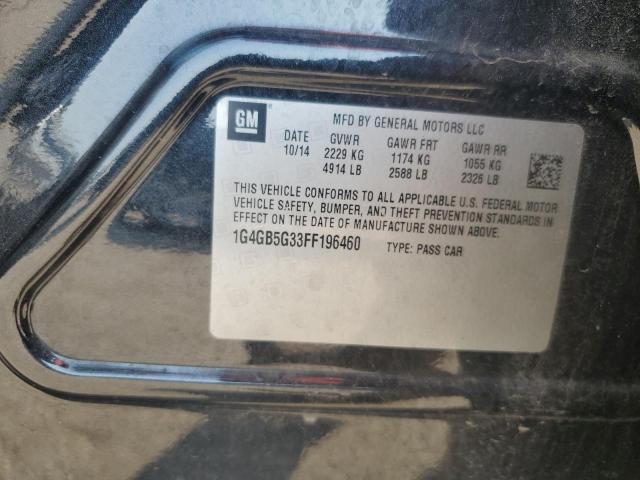 1G4GB5G33FF196460 - 2015 BUICK LACROSSE BLACK photo 24