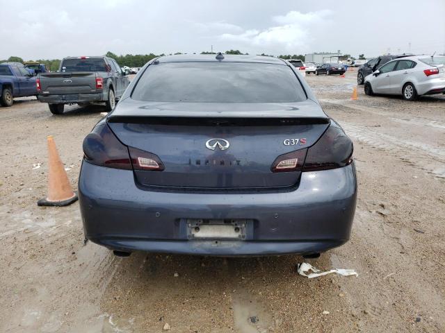 JN1CV6AP9BM505191 - 2011 INFINITI G37 BASE BLUE photo 6