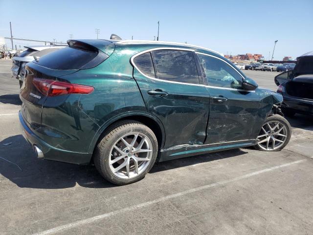 ZASPAKBN1M7D03986 - 2021 ALFA ROMEO STELVIO TI Zielony zdjęcie 3
