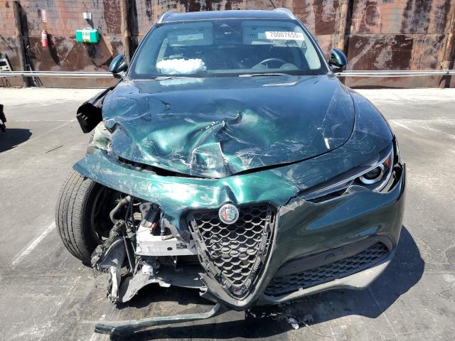 ZASPAKBN1M7D03986 - 2021 ALFA ROMEO STELVIO TI Zielony zdjęcie 5