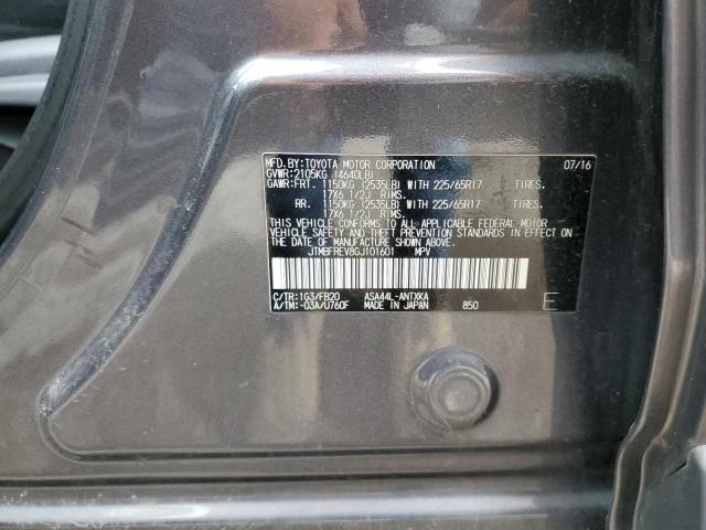 JTMBFREV8GJ101601 - 2016 TOYOTA RAV4 LE GRAY photo 13