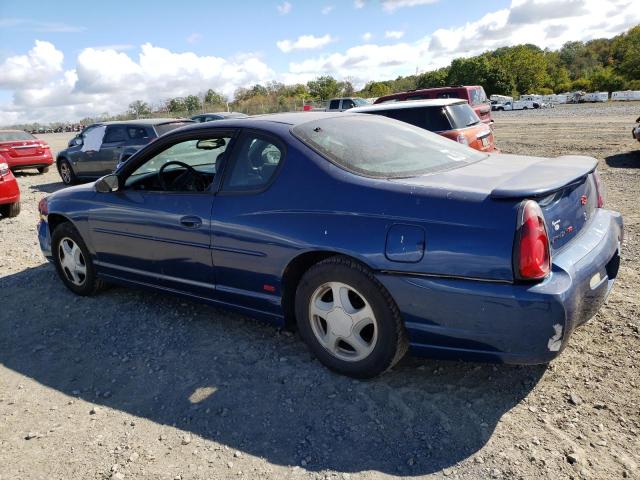 2G1WX15K249151982 - 2004 CHEVROLET MONTE CARL SS BLUE photo 2