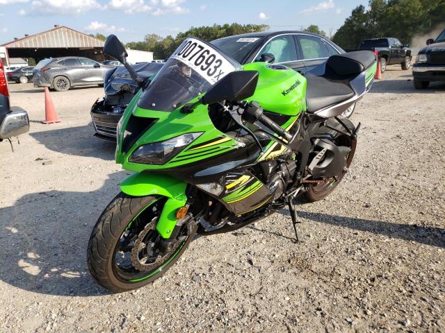 JKBZXJE10JA027128 - 2018 KAWASAKI ZX636 E GREEN photo 2