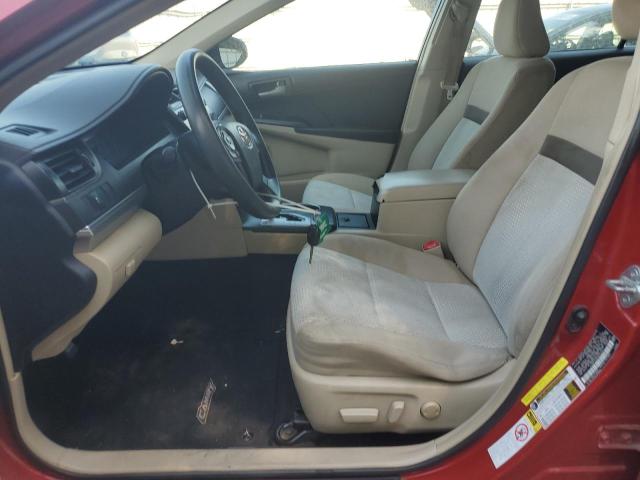 4T4BF1FK9CR223271 - 2012 TOYOTA CAMRY BASE RED photo 7