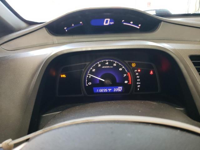 2HGFA16869H525763 - 2009 HONDA CIVIC EX WHITE photo 9