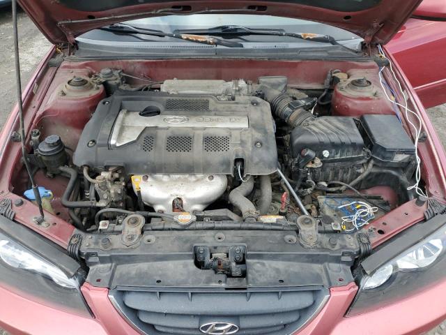 KMHDN46D76U223508 - 2006 HYUNDAI ELANTRA GLS BURGUNDY photo 11