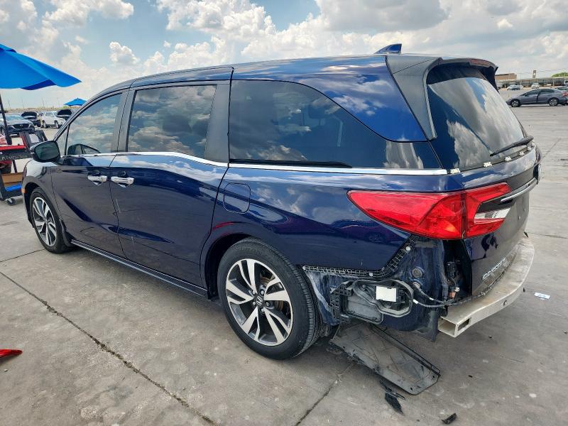 5FNRL6H89NB025645 - 2022 HONDA ODYSSEY TOURING 蓝色 照片 2