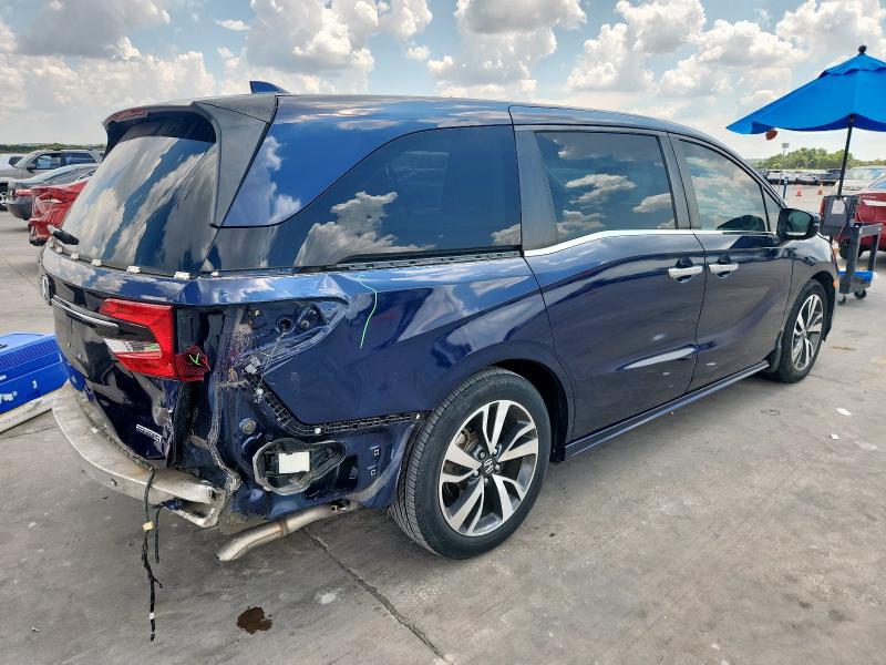 5FNRL6H89NB025645 - 2022 HONDA ODYSSEY TOURING 蓝色 照片 3