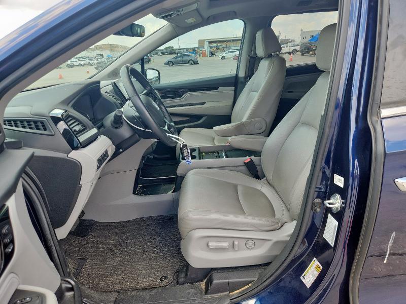 5FNRL6H89NB025645 - 2022 HONDA ODYSSEY TOURING 蓝色 照片 7