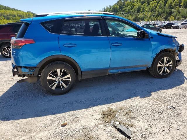 2T3RFREV5GW488172 - 2016 TOYOTA RAV4 XLE BLUE photo 3