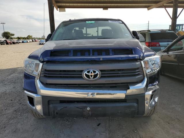 5TFUW5F17EX383110 - 2014 TOYOTA TUNDRA DOUBLE CAB SR/SR5 BLUE photo 5