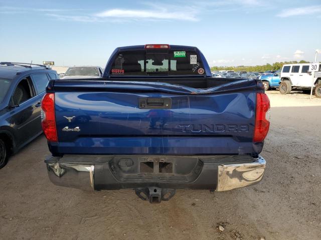 5TFUW5F17EX383110 - 2014 TOYOTA TUNDRA DOUBLE CAB SR/SR5 BLUE photo 6