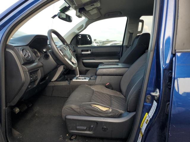 5TFUW5F17EX383110 - 2014 TOYOTA TUNDRA DOUBLE CAB SR/SR5 BLUE photo 7