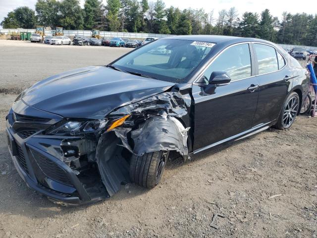 4T1G11BK5RU128297 - 2024 TOYOTA CAMRY SE NIGHT SHADE BLUE photo 1
