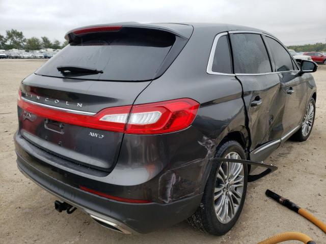 2LMPJ8LR8JBL11969 - 2018 LINCOLN MKX RESERVE Մոխրագույն լուսանկար 3