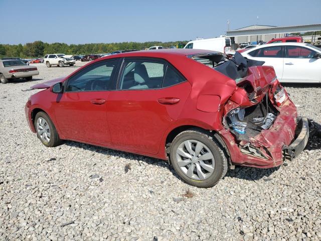 2T1BURHE6GC504439 - 2016 TOYOTA COROLLA L RED photo 2