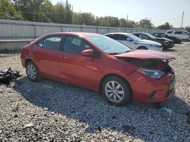 2T1BURHE6GC504439 - 2016 TOYOTA COROLLA L RED photo 4