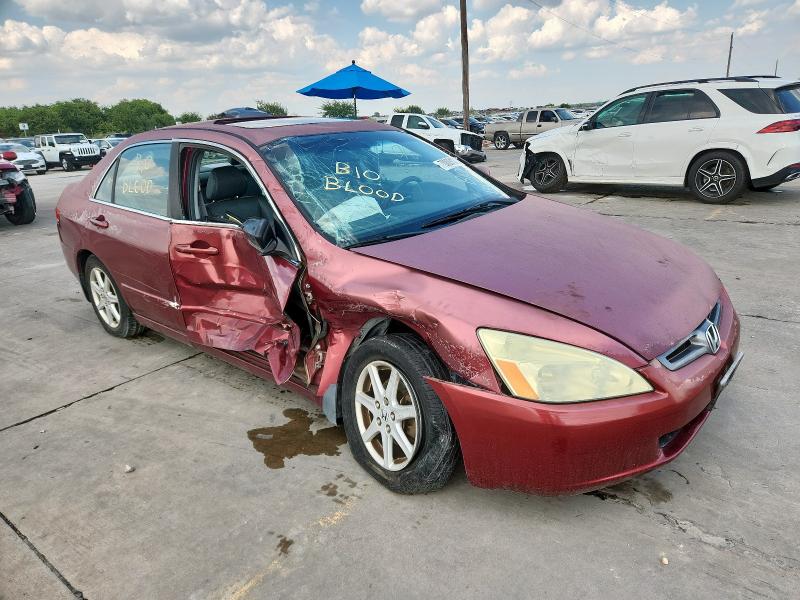 1HGCM665X4A032849 - 2004 HONDA ACCORD EX RED photo 4