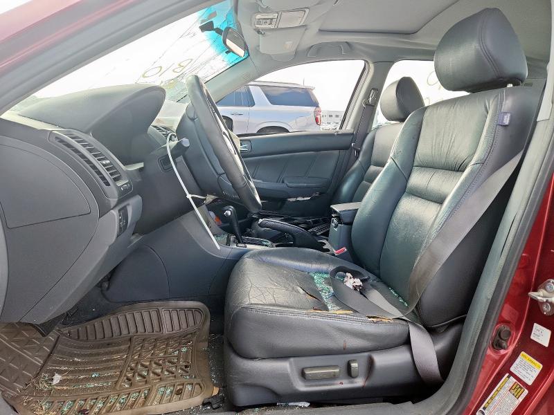 1HGCM665X4A032849 - 2004 HONDA ACCORD EX RED photo 7