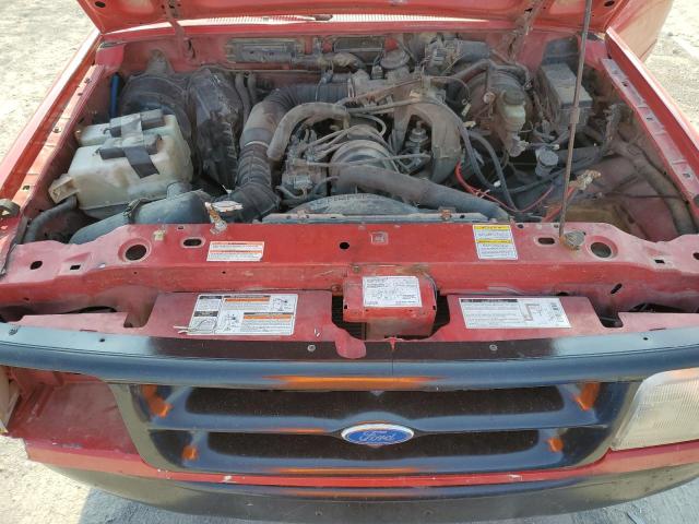 4F4CR12A5TTM44368 - 1996 MAZDA B2300 RED photo 11