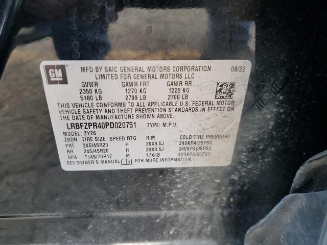 LRBFZPR40PD020751 - 2023 BUICK ENVISION ESSENCE Սև լուսանկար 13