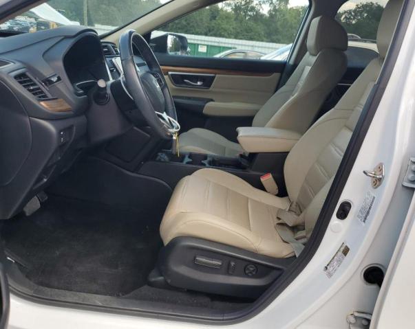 7FARW1H84KE012117 - 2019 HONDA CR-V EXL WHITE photo 7