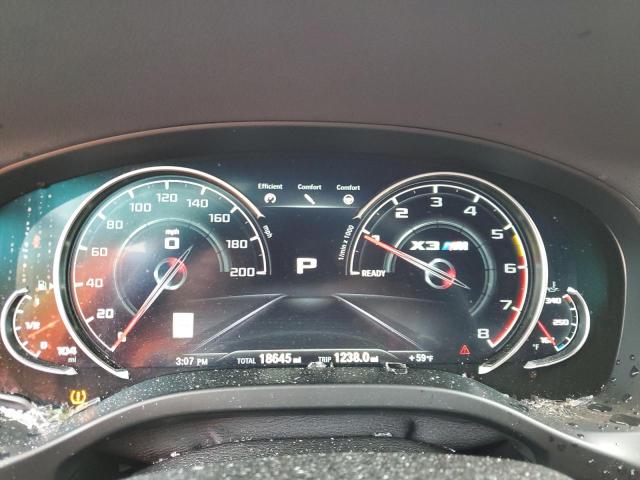 5YMTS0C07L9B67663 - 2020 BMW X3 M COMPETITION BLACK photo 9