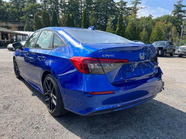 2HGFE2F59NH538503 - 2022 HONDA CIVIC SPORT 蓝色 照片 3