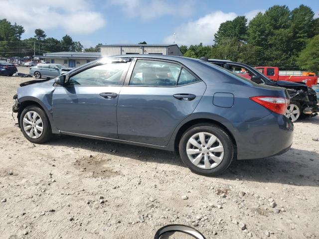 2T1BURHE0FC457178 - 2015 TOYOTA COROLLA L BLUE photo 2