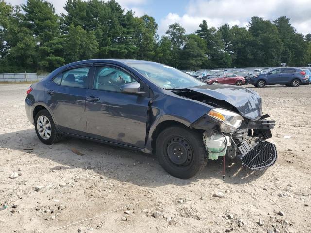 2T1BURHE0FC457178 - 2015 TOYOTA COROLLA L BLUE photo 4