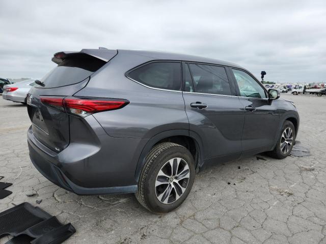 5TDGZRAH4NS112365 - 2022 TOYOTA HIGHLANDER XLE გრაფიტი ფოტო 3