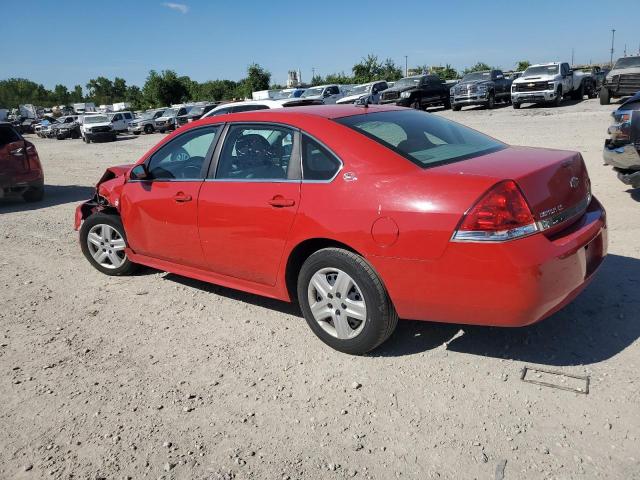 2G1WB57K691226417 - 2009 CHEVROLET IMPALA LS RED photo 2