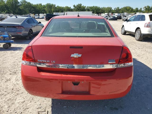 2G1WB57K691226417 - 2009 CHEVROLET IMPALA LS RED photo 6