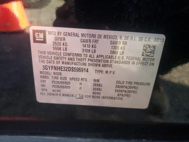 3GYFNHE32DS596914 - 2013 CADILLAC SRX PERFORMANCE COLLECTION Қара фото 13