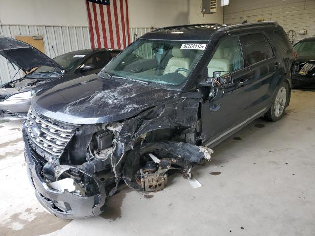 1FM5K8D81HGC21121 - 2017 FORD EXPLORER XLT BLACK photo 2