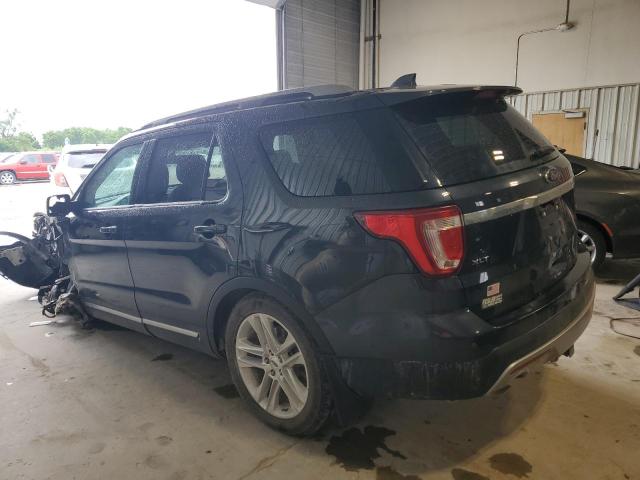1FM5K8D81HGC21121 - 2017 FORD EXPLORER XLT BLACK photo 4