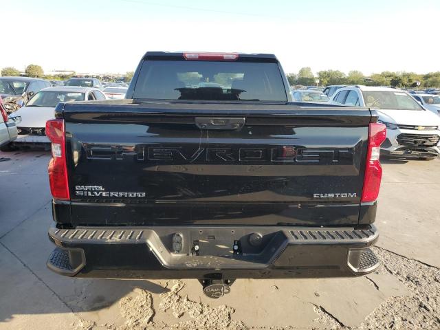 1GCPDBEK3NZ622362 - 2022 CHEVROLET SILVERADO K1500 CUSTOM BLACK photo 6