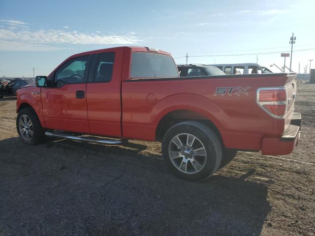 1FTFX1CF9EFC95650 - 2014 FORD F150 SUPER CAB RED photo 2