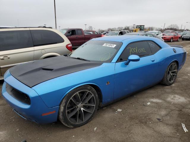 2C3CDZFJ4FH822962 - 2015 DODGE CHALLENGER BLUE photo 1