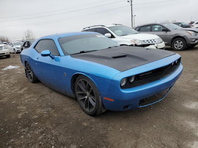 2C3CDZFJ4FH822962 - 2015 DODGE CHALLENGER BLUE photo 4