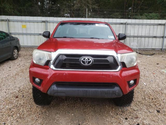 3TMJU4GN9FM175709 - 2015 TOYOTA TACOMA DOUBLE CAB PRERUNNER RED photo 5