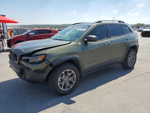 1C4PJMBX7MD252940 - 2021 JEEP CHEROKEE TRAILHAWK GREEN photo 1